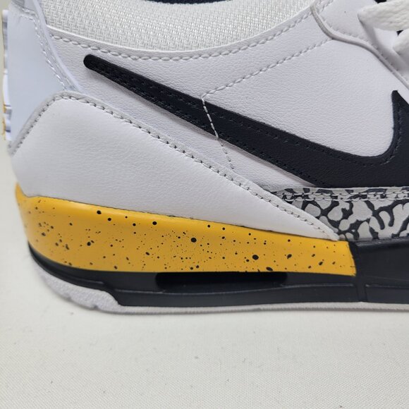 Jordan Legacy 312 Low Tour Yellow CD7069-107 Black White Cement sz 8 1 3 Alpha - Picture 8 of 16